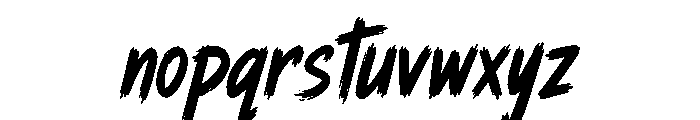 Graffiti Impact Font LOWERCASE