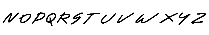 Graffiti LineWall Regular Font UPPERCASE