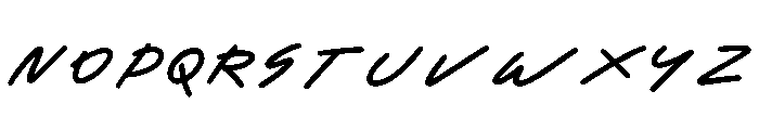 Graffiti LineWall Regular Font LOWERCASE
