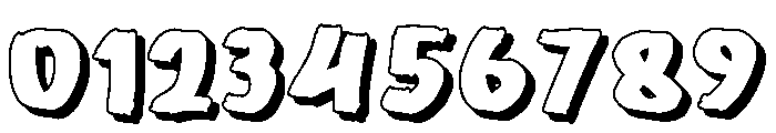 Graffiti Outline Regular Font OTHER CHARS