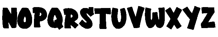 Graffiti Smile Regular Font UPPERCASE