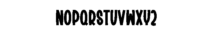 Graffix Font LOWERCASE