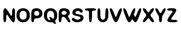 Graffont Regular Font LOWERCASE