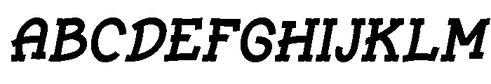 Grafilo Italic Font UPPERCASE