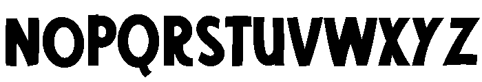 Grafitti Regular Font LOWERCASE