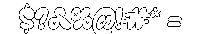 Grafyne Outline Regular Font OTHER CHARS