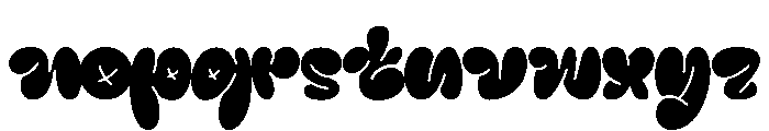 Grafyne Solid Regular Font LOWERCASE