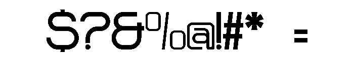 Gragle Regular Font OTHER CHARS