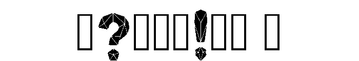 Grail Regular Font OTHER CHARS
