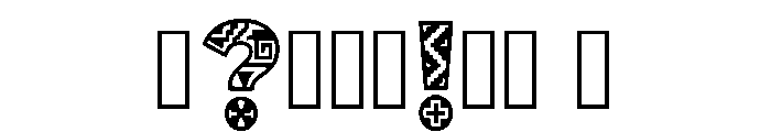 Grain Regular Font OTHER CHARS