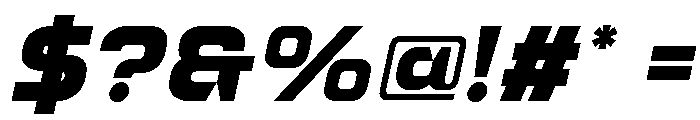 Graind Italic Font OTHER CHARS