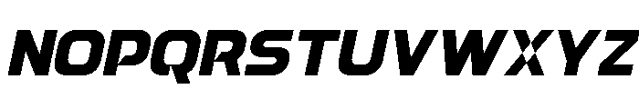 Graind Italic Font UPPERCASE