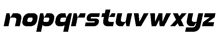 Graind Italic Font LOWERCASE