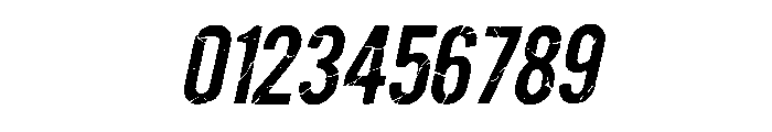 Graker Italic Font OTHER CHARS