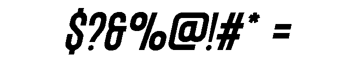 Gramola Italic Font OTHER CHARS