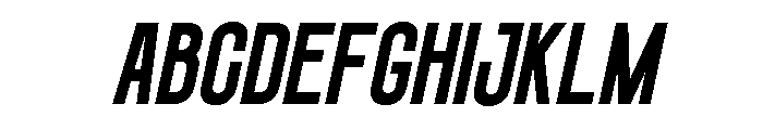Gramola Italic Font UPPERCASE
