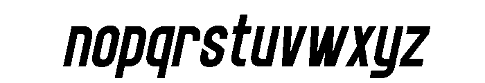 Gramola Italic Font LOWERCASE