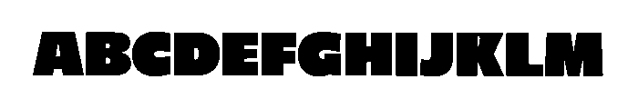 Grand Bold Font UPPERCASE
