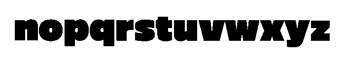 Grand Bold Font LOWERCASE