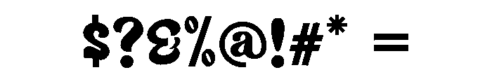 Grand Canyon Regular Font OTHER CHARS