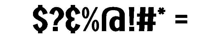 Grand Design Font OTHER CHARS
