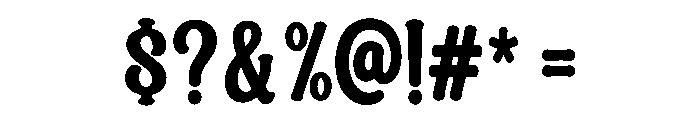 Grand Serif Font OTHER CHARS