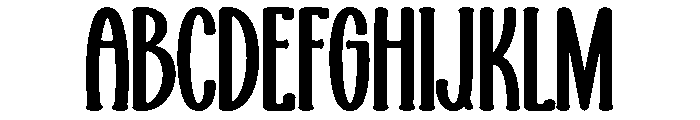 Grand Serif Font UPPERCASE