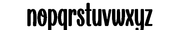 Grand Serif Font LOWERCASE