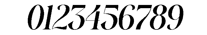 Grandi Ligatura Italic Font OTHER CHARS