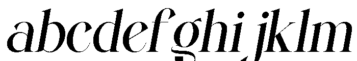 Grandi Ligatura Italic FONT