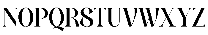 Grandi Ligatura Regular Font UPPERCASE
