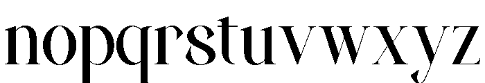 Grandi Ligatura Regular Font LOWERCASE