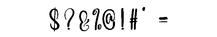 Grandma Adventure Font OTHER CHARS