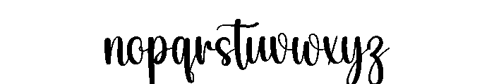 Grandma Adventure Font LOWERCASE