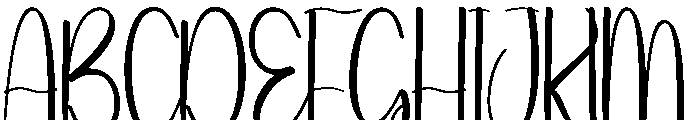 Grandma Beach Font UPPERCASE