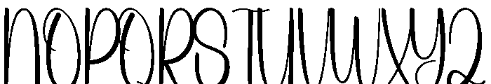 Grandma Beach Font UPPERCASE
