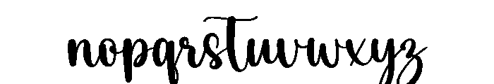 Grandma Handwritten Font LOWERCASE