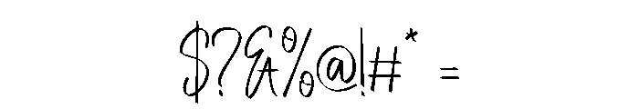 Grandma Regular Font OTHER CHARS