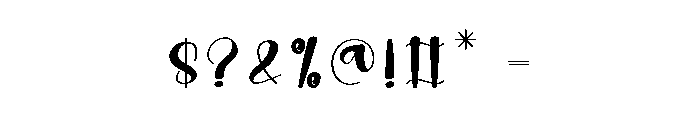 Grandma Vintage Font OTHER CHARS
