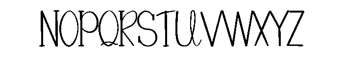Grandma1 Font UPPERCASE