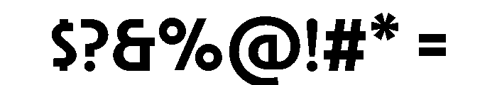 Grandom Regular Font OTHER CHARS