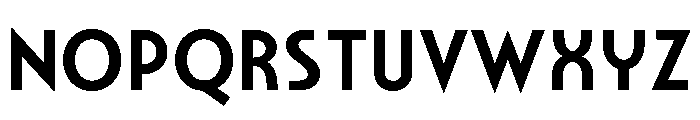 Grandom Regular Font UPPERCASE