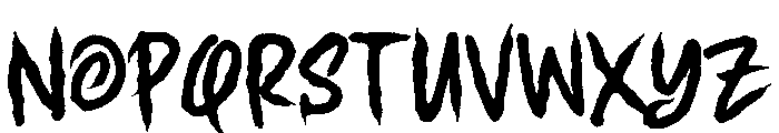Grandore Regular Font UPPERCASE
