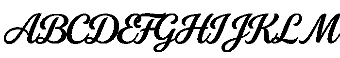 Grandvera Regular Font UPPERCASE