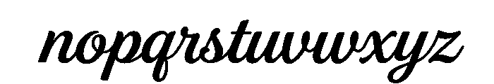 Grandvera Regular Font LOWERCASE