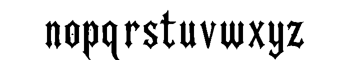 Grandwick Font LOWERCASE