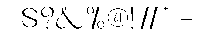 Granible Fano Font OTHER CHARS