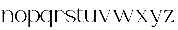 Granible Fano Font LOWERCASE