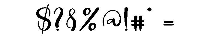 Granny Font OTHER CHARS