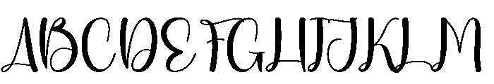 Granny Font UPPERCASE